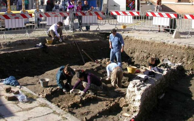 Comacchio, scavi