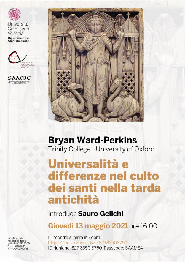 Conferenza online  – Bryan Ward-Perkins