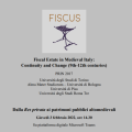 Dalla Res privata ai patrimoni pubblici altomedievali – Seminario online
